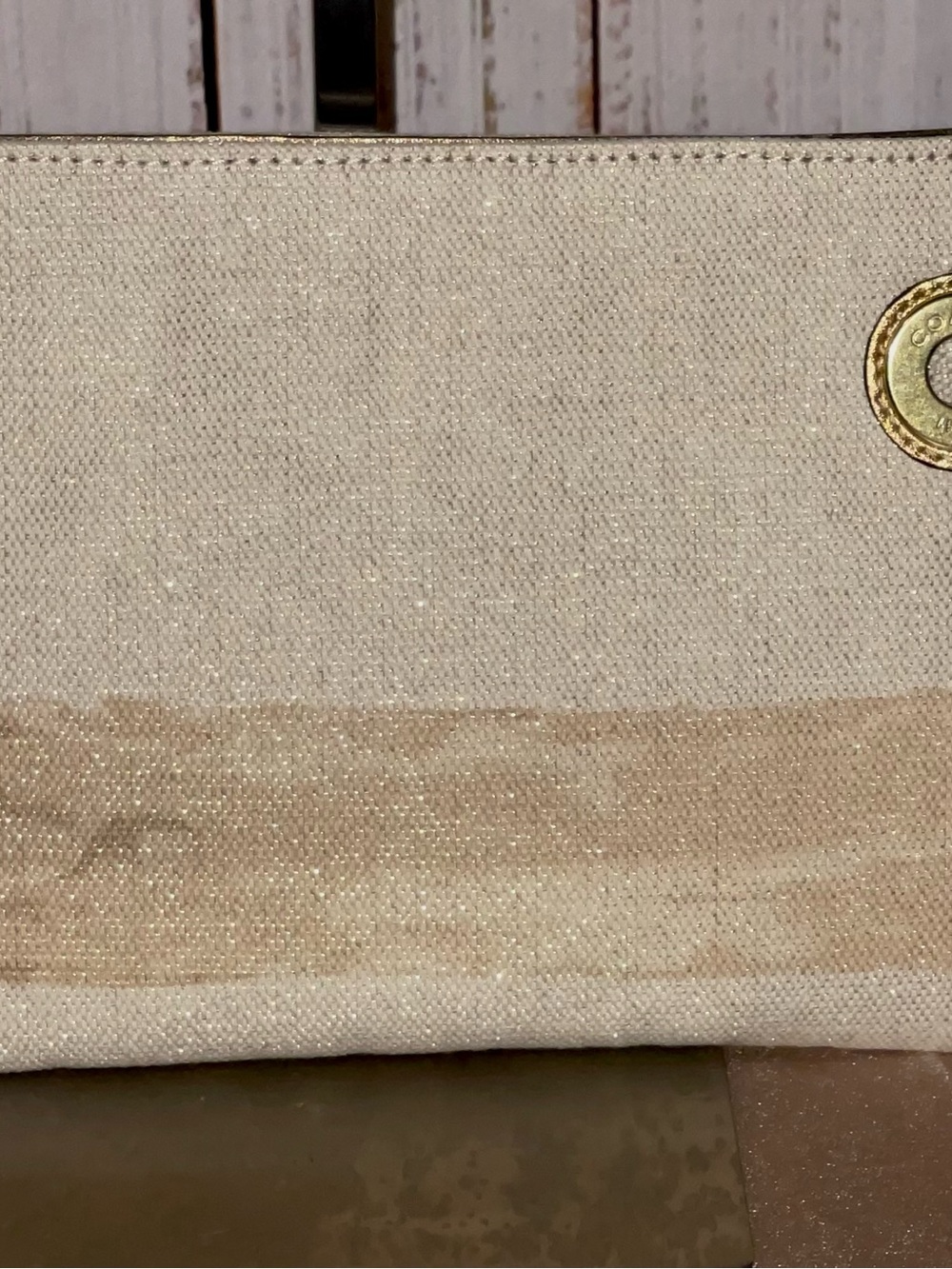 NWT! COACH AUDREY STARFISH STUDDED LIMITED EDITION LARGE NATURAL WRISTLET 45535 - Picture 4 of 5